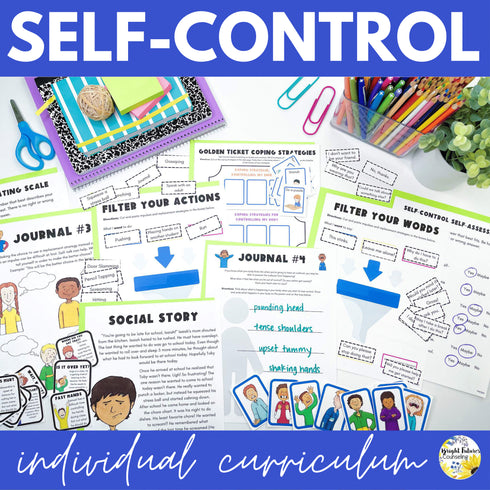 Self-Control Individual Counseling Curriculum + Data Tracking Tools